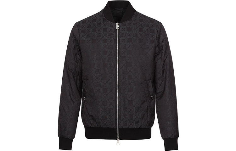 Versace Quilted Jacket for Men Black V500576-VT01946-V4525