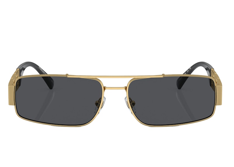 Order Cermin Mata Versace Logo Segi Empat Emas (2257)