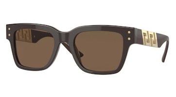 Versace Rectangular Sunglasses Brown Versace Rectangular Sunglasses Brown