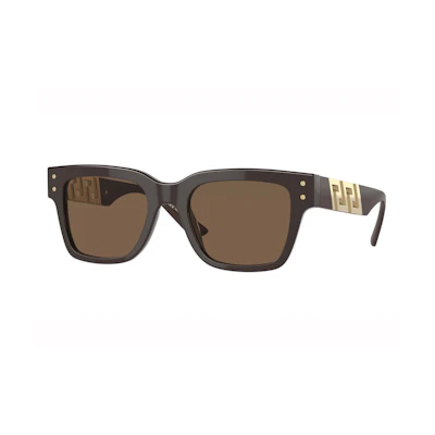 Versace Rectangular Sunglasses Brown