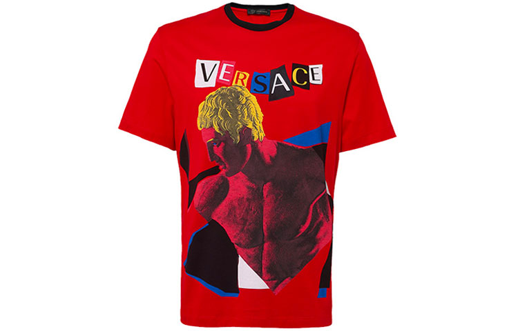 Versace Red Medusa Graphic T-Shirt A78908-A201952-A051