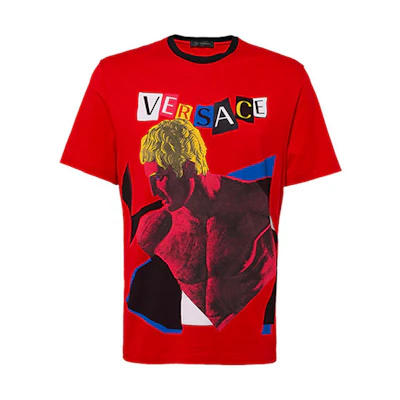 Versace Red Medusa Graphic T-Shirt A78908-A201952-A051
