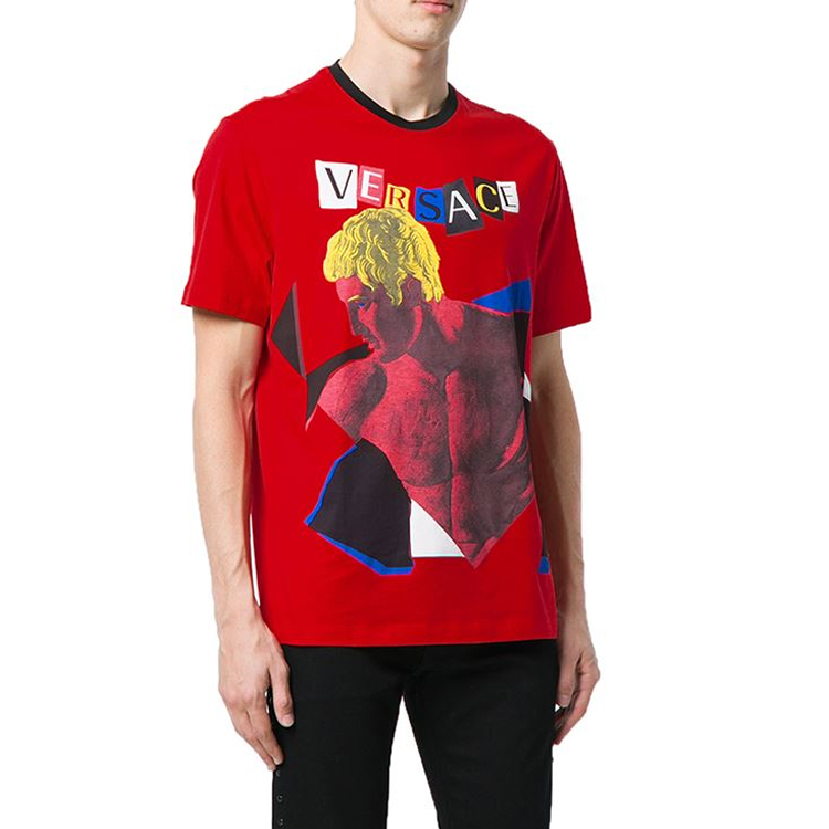 Purchase 范思哲紅色美杜莎圖案T恤 A78908-A201952-A051