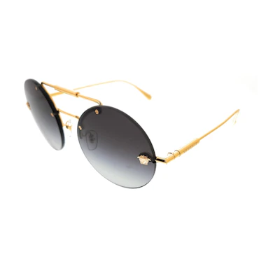 Versace Round Sunglasses Gold/Black VES111625