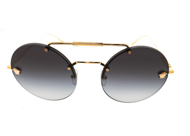 Versace Round Sunglasses Gold/Black VES111625 圖 2
