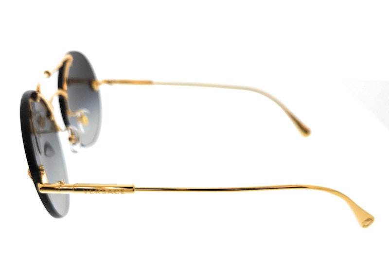 Versace Round Sunglasses Gold/Black VES111625 圖 3