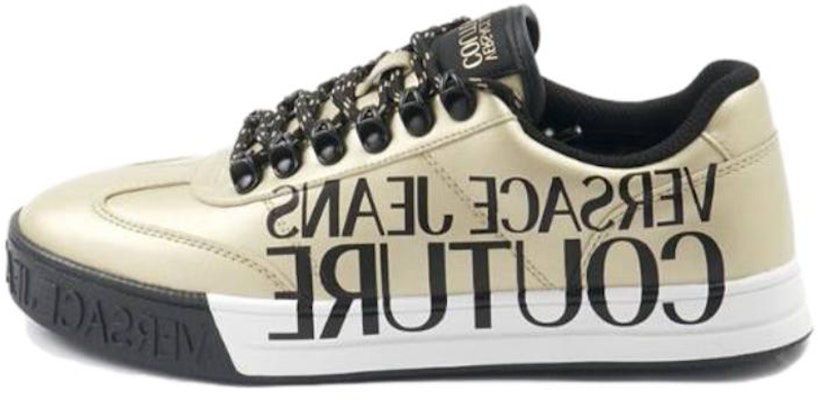Versace Rubber Round Toe Lace-up Low Top Sneakers 'Brown' 73YA3SKF-ZS489_948 Buy Versace Rubber Round Toe Lace-up Low Top Sneakers 'Brown' 73YA3SKF-ZS489_948