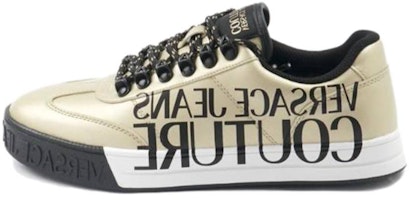 Versace Rubber Round Toe Lace-up Low Top Sneakers 'Brown' 73YA3SKF-ZS489_948 Versace Rubber Round Toe Lace-up Low Top Sneakers 'Brown' 73YA3SKF-ZS489_948