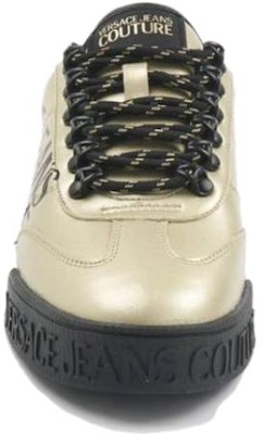 Versace Rubber Round Toe Lace-up Low Top Sneakers 'Brown' 73YA3SKF-ZS489_948 Lookbook Versace Rubber Round Toe Lace-up Low Top Sneakers 'Brown' 73YA3SKF-ZS489_948