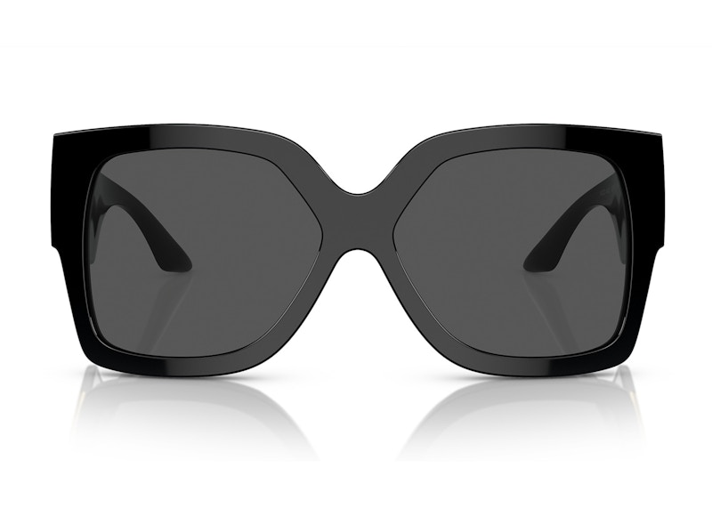 Order Cermin Mata Rectangle Hitam Versace Runway (VE4402)