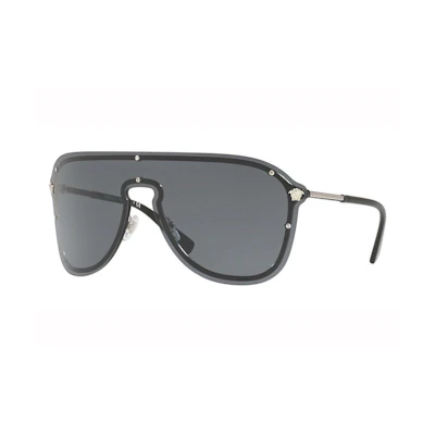 Versace Shield Sunglasses Grey/Silver (VE2180 1000/87)
