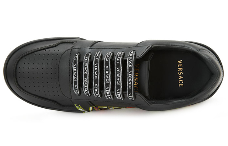 Lookbook 베르사체 블랙 플로럴 테니스 스니커즈 (50 characters) DSU7843-DV26G-D41M