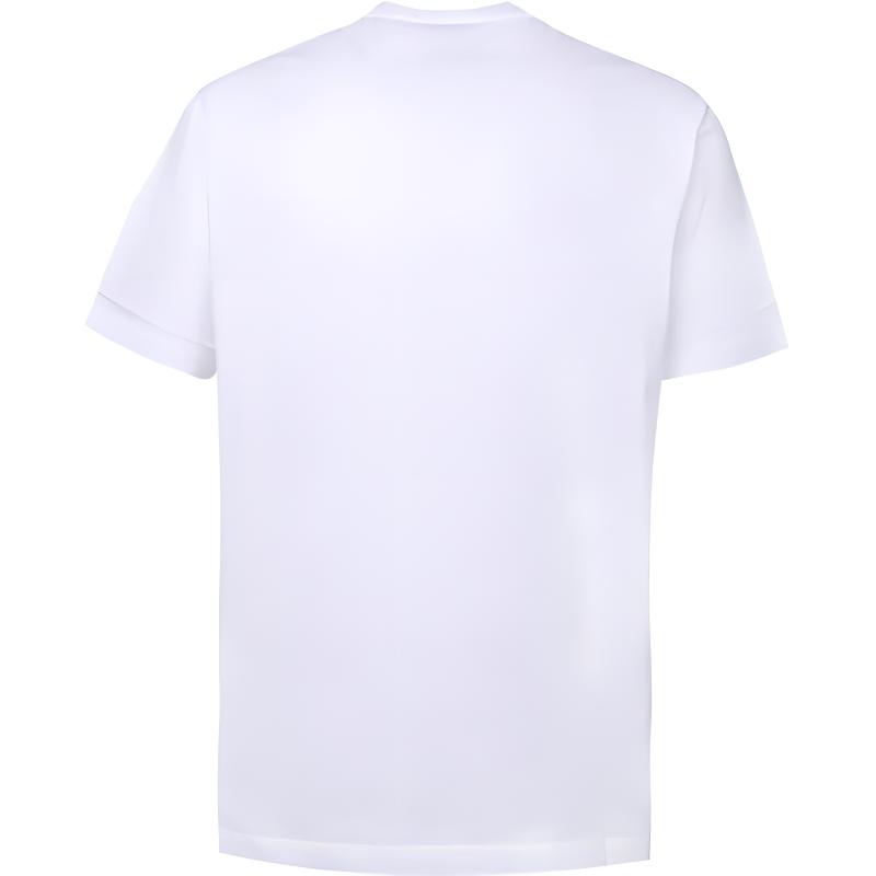 VERSACE Signature Embroidered Cotton Crewneck T-Shirt White A84828-A228806-A2048 圖 3