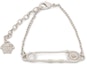 Order VERSACE Silver Bracelet with Solid Design and Metal Finish. 10163851A00620