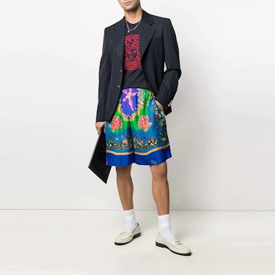 버버리 싱글 브레스티드 블레이저 노치 라펠 다크 블루 A88820-1F00737-1U040 Lookbook 버버리 싱글 브레스티드 블레이저 노치 라펠 다크 블루 A88820-1F00737-1U040