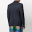 Shop 버버리 싱글 브레스티드 블레이저 노치 라펠 다크 블루 A88820-1F00737-1U040