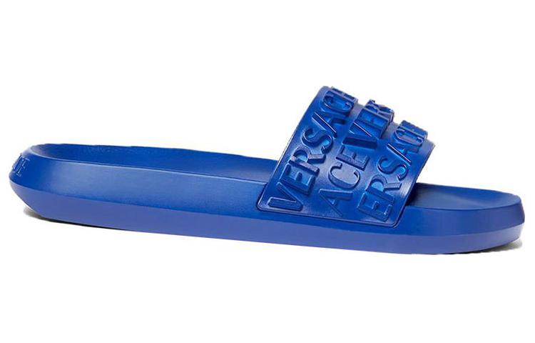 Versace Slide 'Allover Logo - Blue' 圖 3