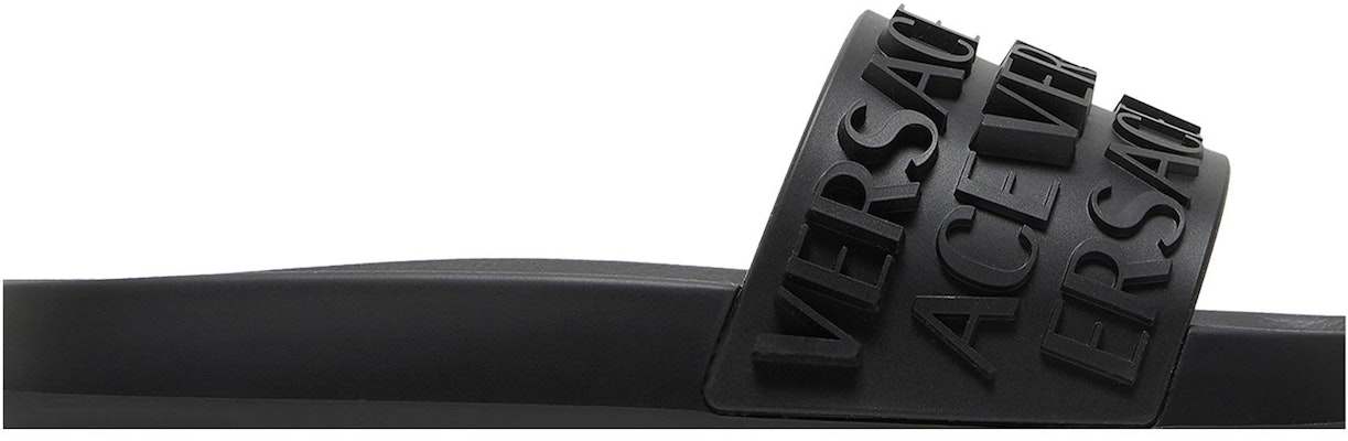 范思哲 黑色滿版Logo拖鞋 1008730-1A05628-1B000 Order 范思哲 黑色滿版Logo拖鞋 1008730-1A05628-1B000