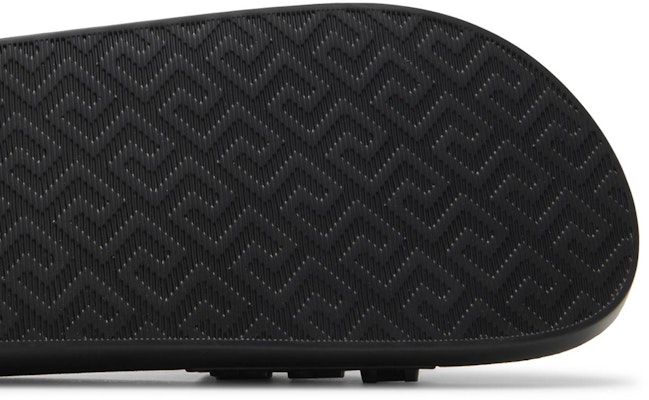 范思哲 黑色滿版Logo拖鞋 1008730-1A05628-1B000 Purchase 范思哲 黑色滿版Logo拖鞋 1008730-1A05628-1B000