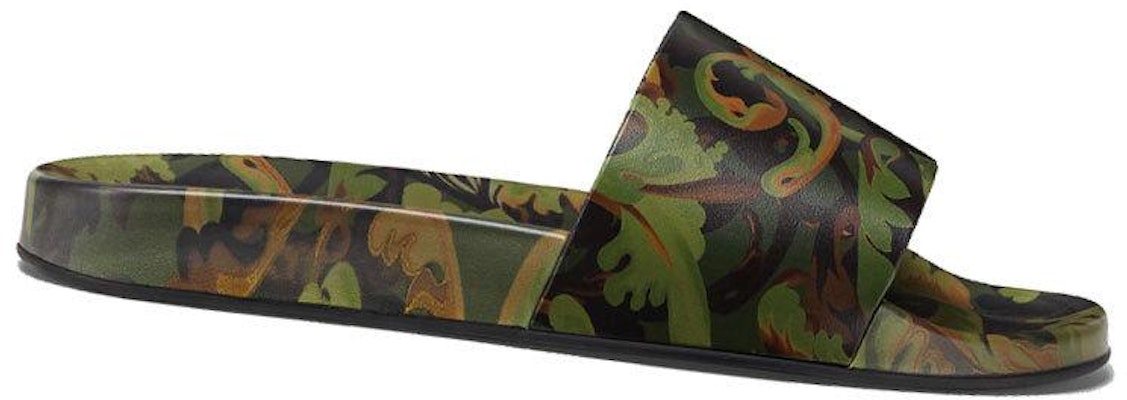 范思哲拖鞋“迷彩巴洛克印花 - 卡其色” DSU6516-1A00876-5K000 Lookbook 范思哲拖鞋“迷彩巴洛克印花 - 卡其色” DSU6516-1A00876-5K000