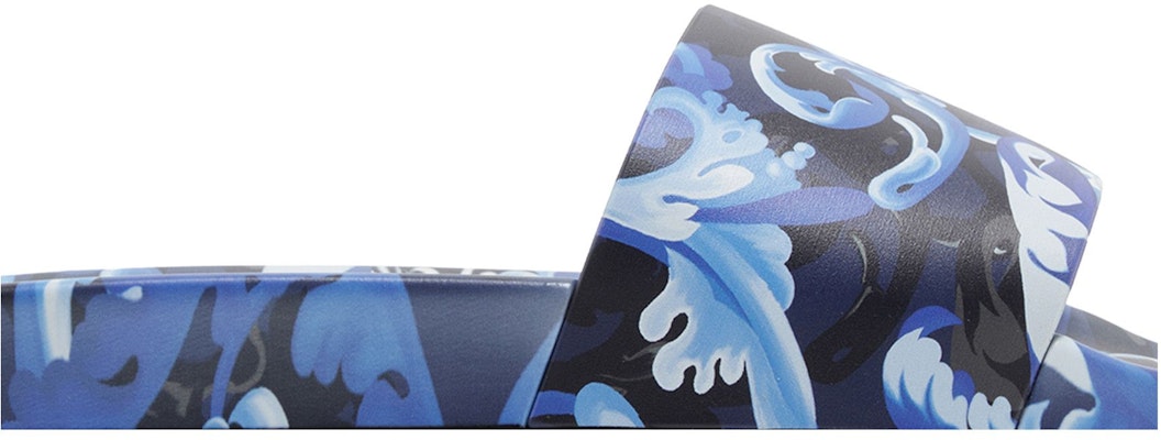 VERSACE 范思哲 Baroccoflage 印花拖鞋 藍色 Order VERSACE 范思哲 Baroccoflage 印花拖鞋 藍色