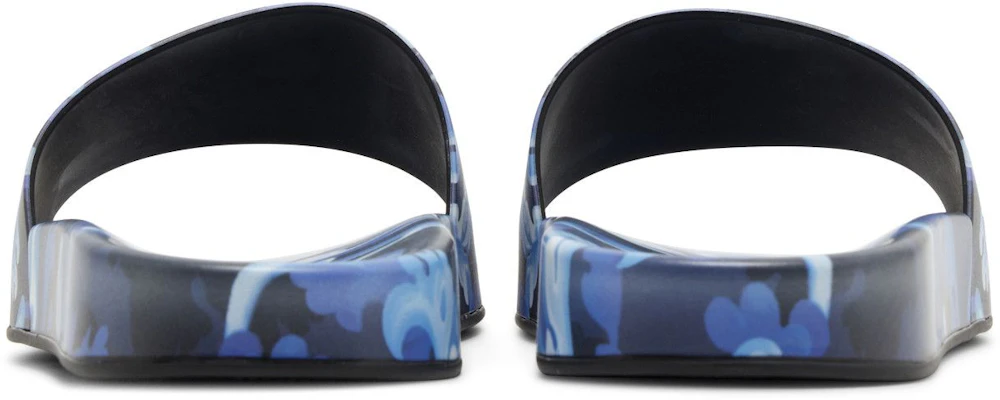 VERSACE 范思哲 Baroccoflage 印花拖鞋 藍色 Details for VERSACE 范思哲 Baroccoflage 印花拖鞋 藍色