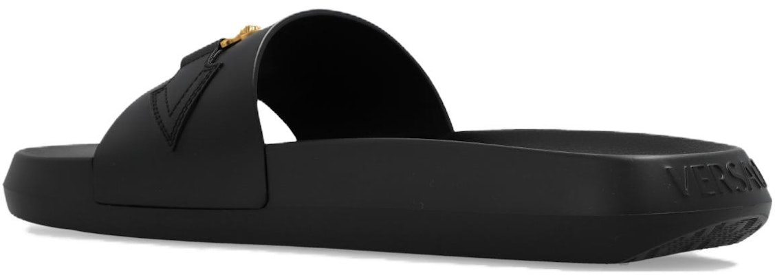 Versace Slide 'Black Gold' 1010628-DV46G_1B00V Shop Versace Slide 'Black Gold' 1010628-DV46G_1B00V