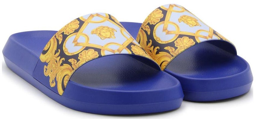 ヴェルサーチ スライド 「青のバロック」 10087341A062495U670 Lookbook ヴェルサーチ スライド 「青のバロック」 10087341A062495U670