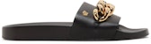 (Women)  Versace Slide 'Chain - Black'  DST578C-DV46GK-VO41
