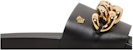 (Women)  Versace Slide 'Chain - Black'  DST578C-DV46GK-VO41