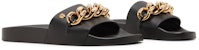 (Women)  Versace Slide 'Chain - Black'  DST578C-DV46GK-VO41