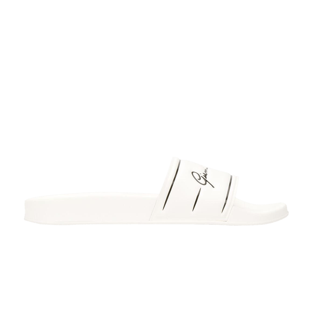 Versace Slide 'Signature Logo - White Black'