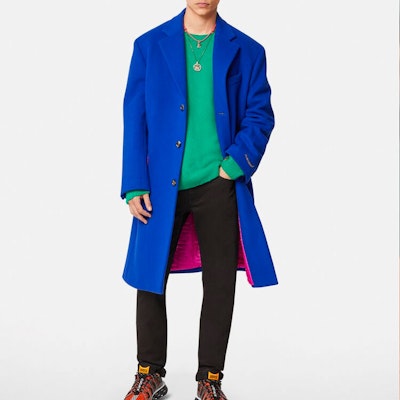 VERSACE 修身版型純黑色牛仔褲 A81832-1A00908-1D040 Lookbook VERSACE 修身版型純黑色牛仔褲 A81832-1A00908-1D040