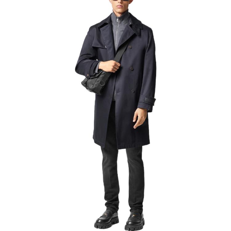 Lookbook Versace Jeans Ajustados Hombre Gris con Hebilla y Logo Lavado. 1011693-1A09955-1D510