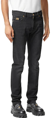 Versace Jeans Ajustados Hombre Gris con Hebilla y Logo Lavado. 1011693-1A09955-1D510 Purchase Versace Jeans Ajustados Hombre Gris con Hebilla y Logo Lavado. 1011693-1A09955-1D510