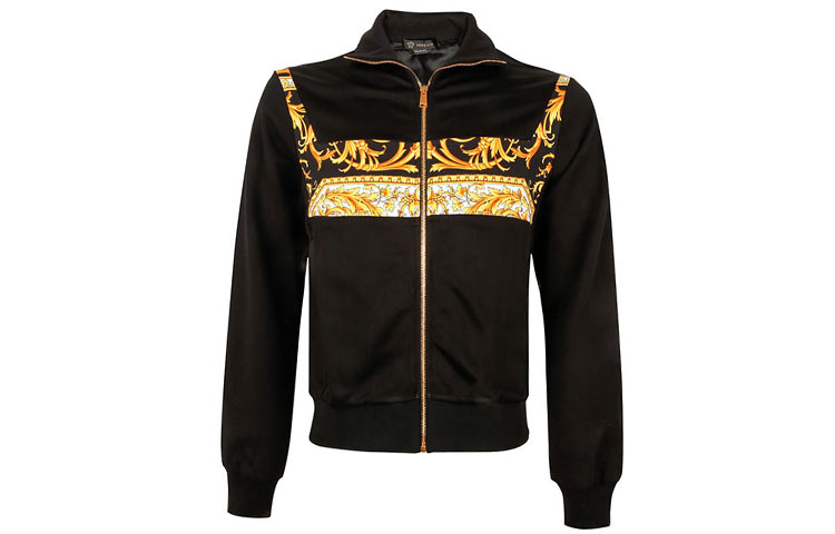 VERSACE Solid Black Casual Jacket A85348-A232536-A7900 圖 2