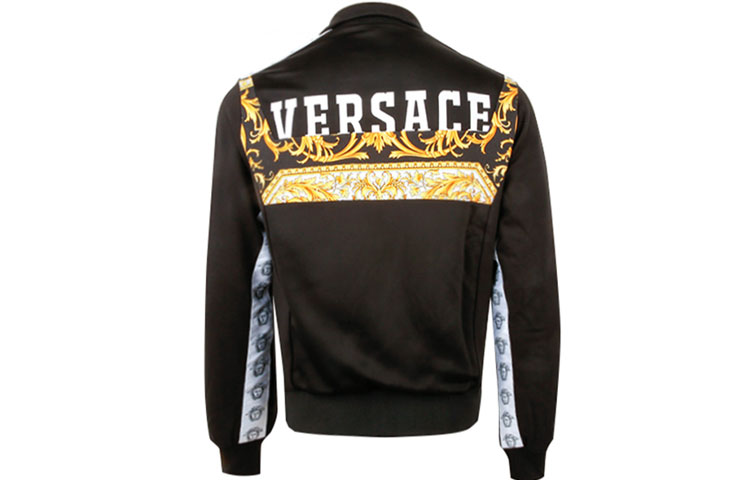 VERSACE Solid Black Casual Jacket A85348-A232536-A7900 圖 3
