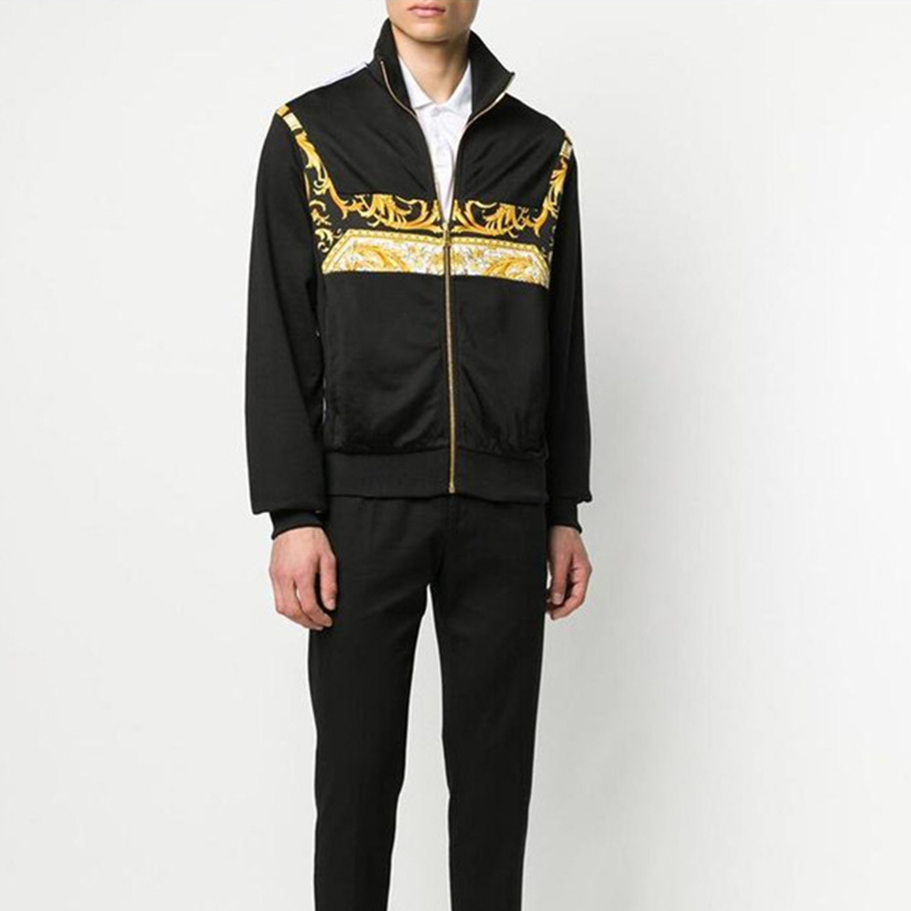 VERSACE Solid Black Casual Jacket A85348-A232536-A7900 圖 5