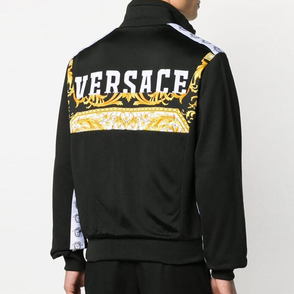 VERSACE Solid Black Casual Jacket A85348-A232536-A7900 圖 7