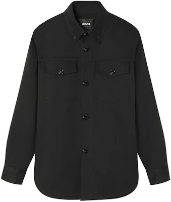 Versace Jaket Hitam Solid Lengan Panjang Single-Breasted 1008738-1A10683-1B000 Buy Versace Jaket Hitam Solid Lengan Panjang Single-Breasted 1008738-1A10683-1B000