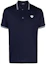 Order Versace Solid Blue Slim Fit Short Sleeve Polo Shirt for Men 1013910-1A09860-1UI20