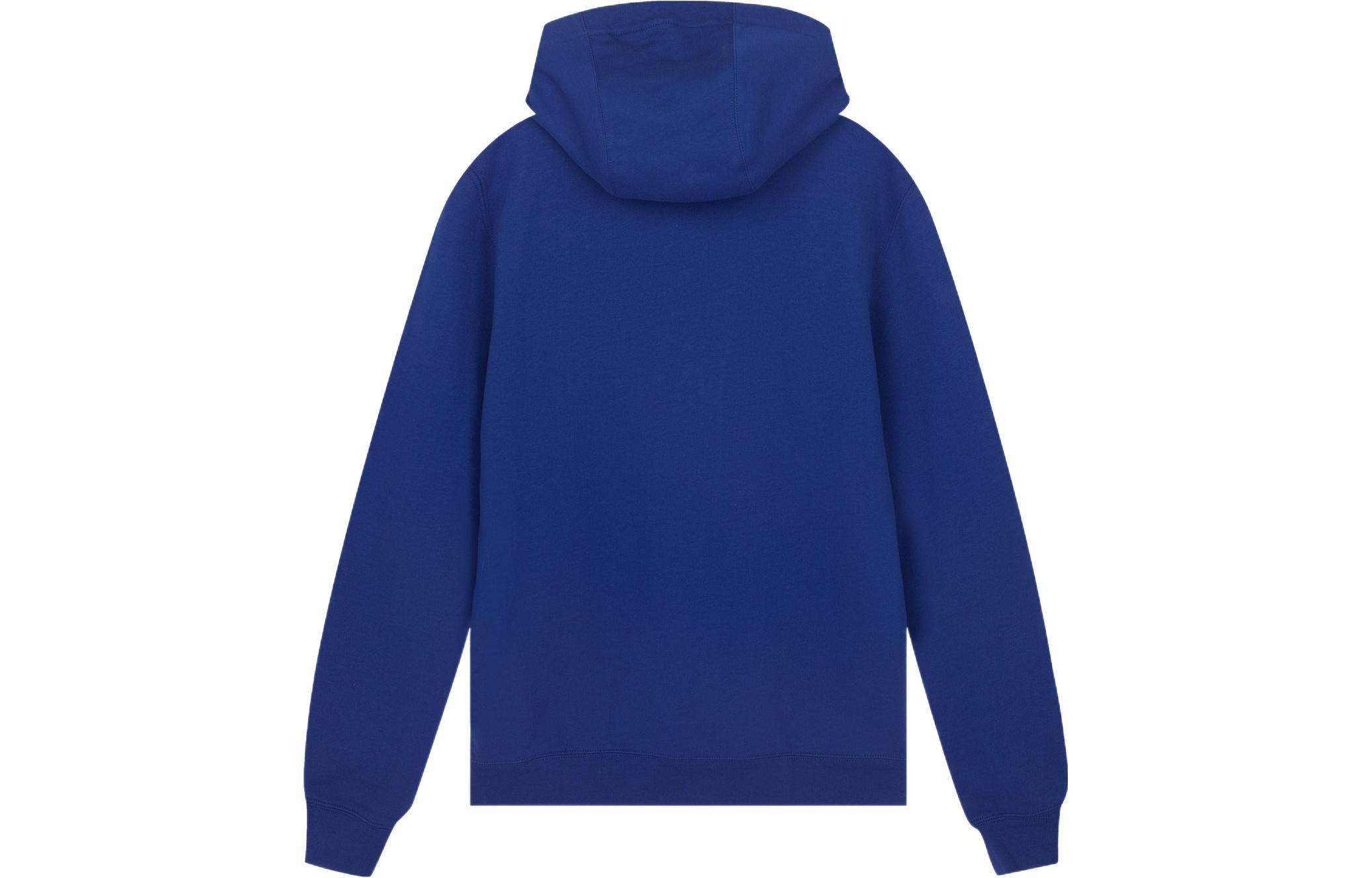 VERSACE Solid Color Logo Print Drawstring Hoodie Blue A81512S-A234889-A124 圖 3