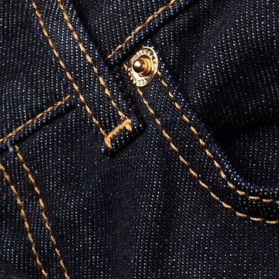 베르사체 솔리드 커프드 진 블루. A86056-1A02837-2D340 Sizing 베르사체 솔리드 커프드 진 블루. A86056-1A02837-2D340