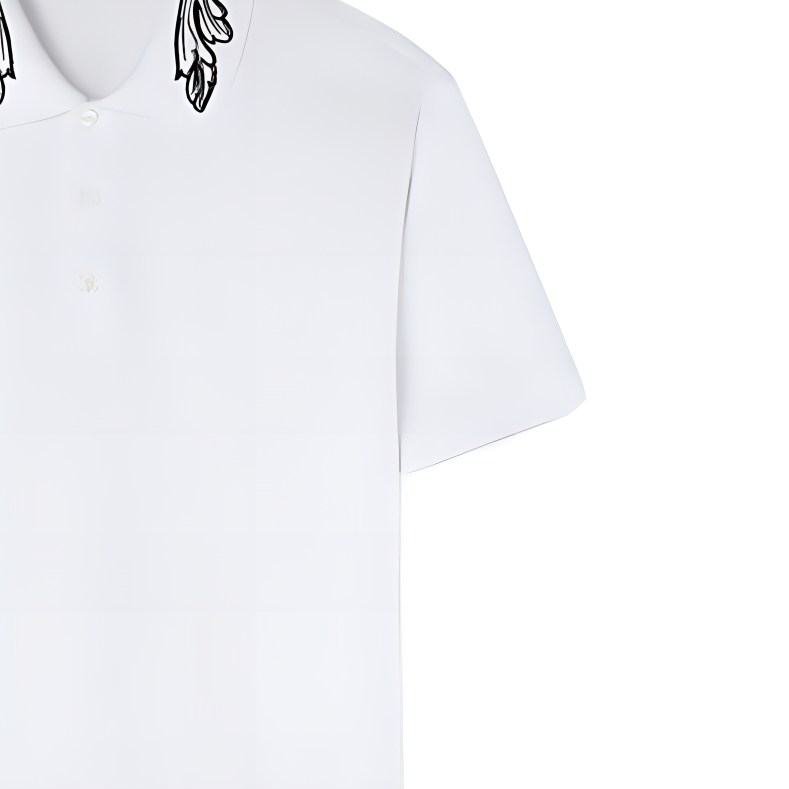 VERSACE Solid Embroidered Polo Shirt Short Sleeve  3078267 1006464-1A04464-1W000 圖 6