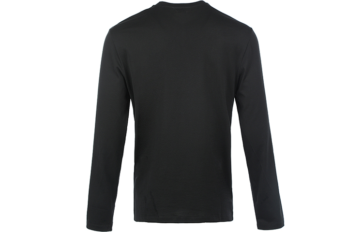 Lookbook ヴェルサーチ ソリッド 長袖 Tシャツ ブラック 1002740-1A01814-1B000