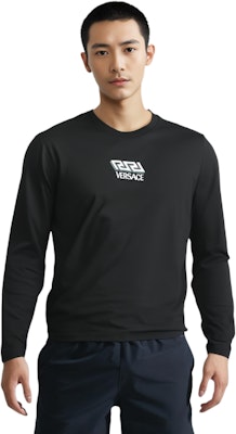 ヴェルサーチ ソリッド 長袖 Tシャツ ブラック 1002740-1A01814-1B000 Purchase ヴェルサーチ ソリッド 長袖 Tシャツ ブラック 1002740-1A01814-1B000