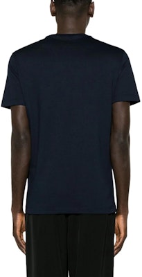 范思哲 男款純色深藍色圓領短袖T恤 1008481-1A08489-1UI20 Shop 范思哲 男款純色深藍色圓領短袖T恤 1008481-1A08489-1UI20