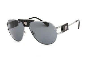 Versace Special Project Aviator Sunglasses Silver (VE2252-100187) Versace Special Project Aviator Sunglasses Silver (VE2252-100187)