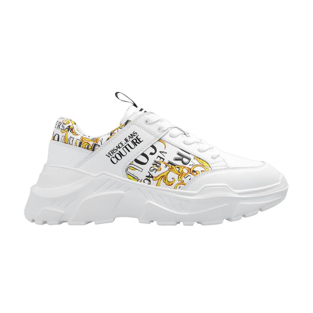 Buy 范思哲 Speedtrack '巴洛克印花 - 白金' 74YA3SC2-ZP252-G03