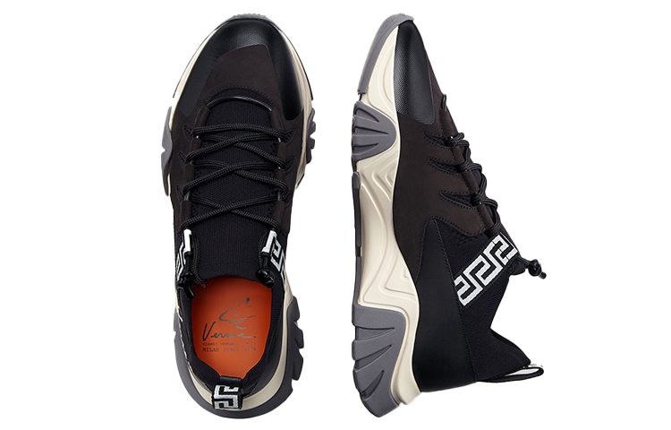 Order Versace Squalo Knit Trainer 'Hitam' DSU8007-DCL5G_D4101